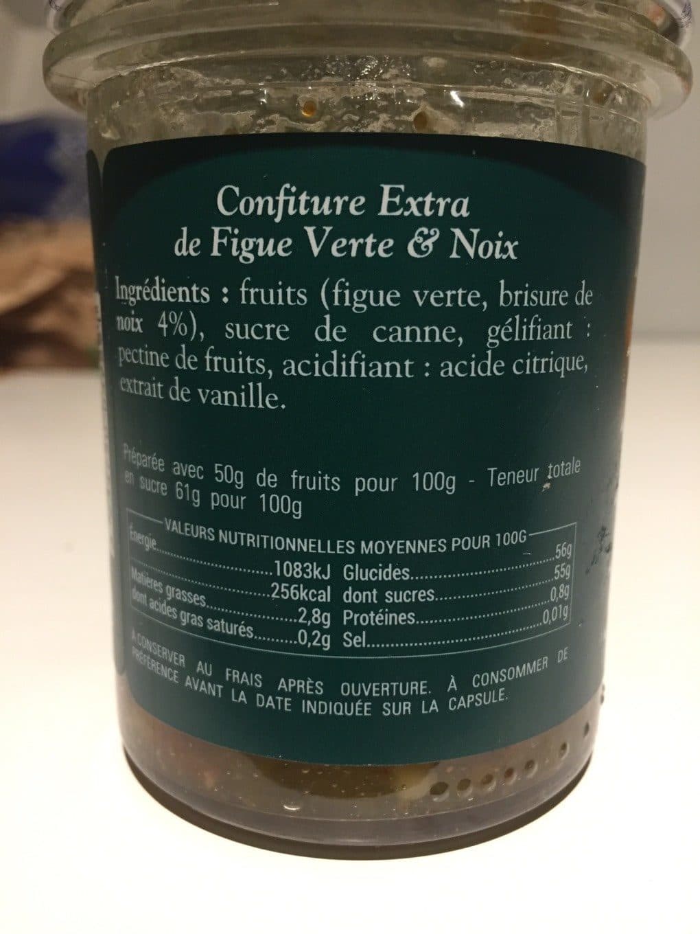 Albert Menes Confiture Extra de Figue Verte aux Noix 280 g* packshot