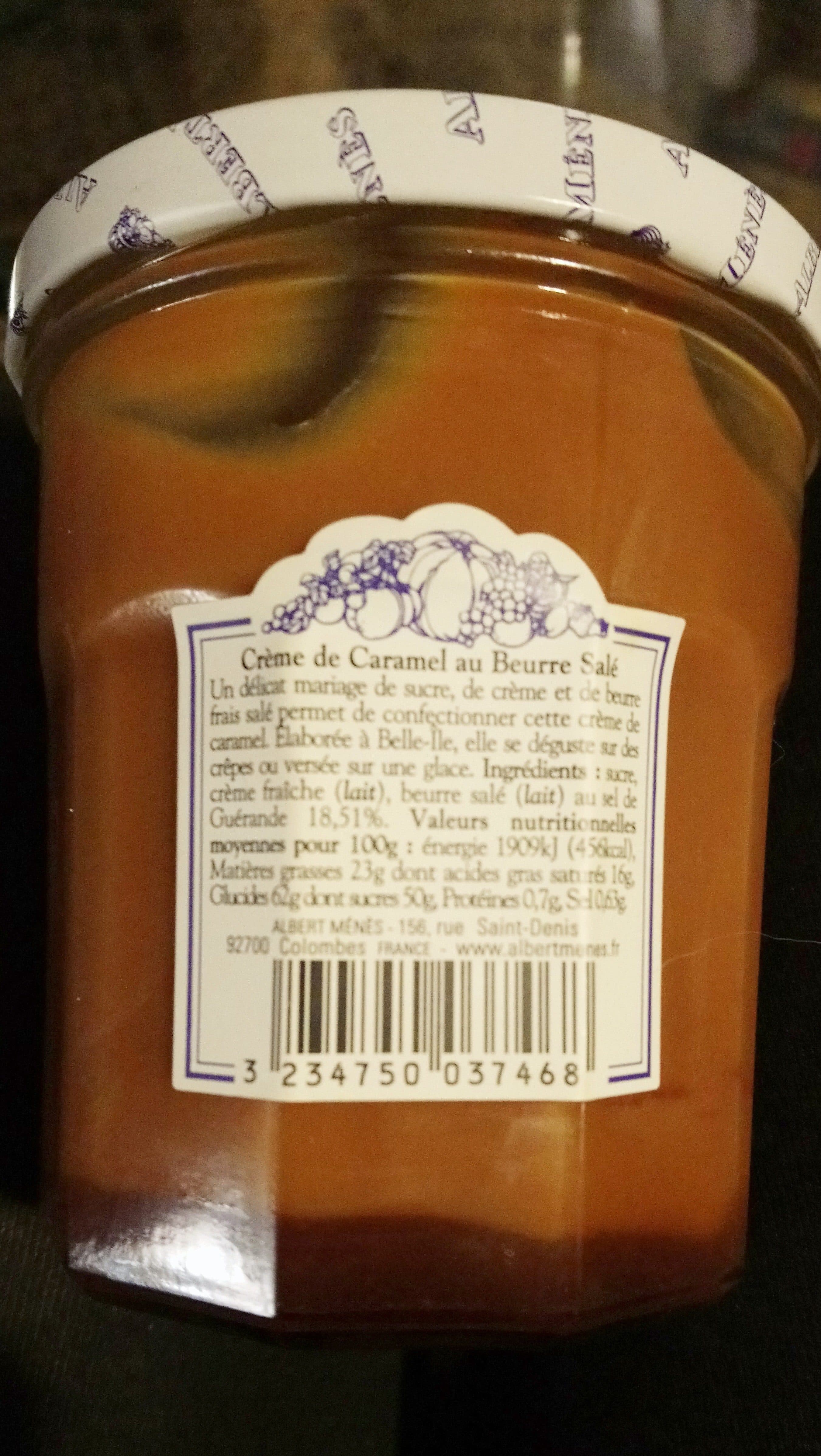 Albert Ménès Crème de caramel au beurre salé packshot