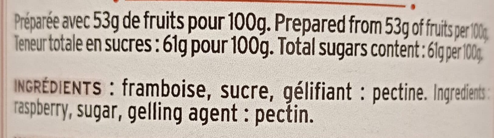 Albert Ménès Confiture Extra de Framboise Epépinée packshot