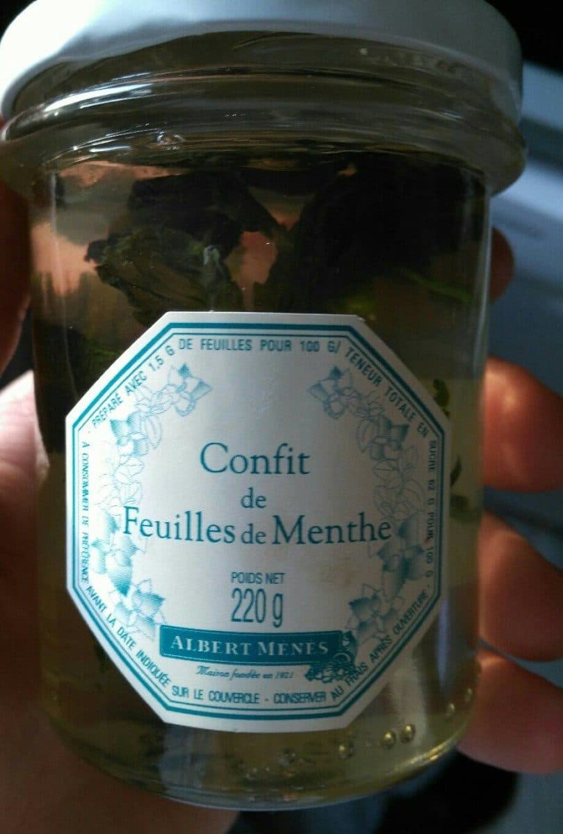 Albert Ménès Confit de feuilles de menthe packshot