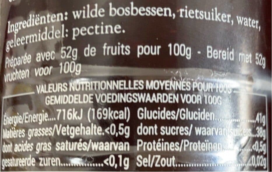 Albert Ménès Confiture Allégée de Myrtille Sauvage packshot
