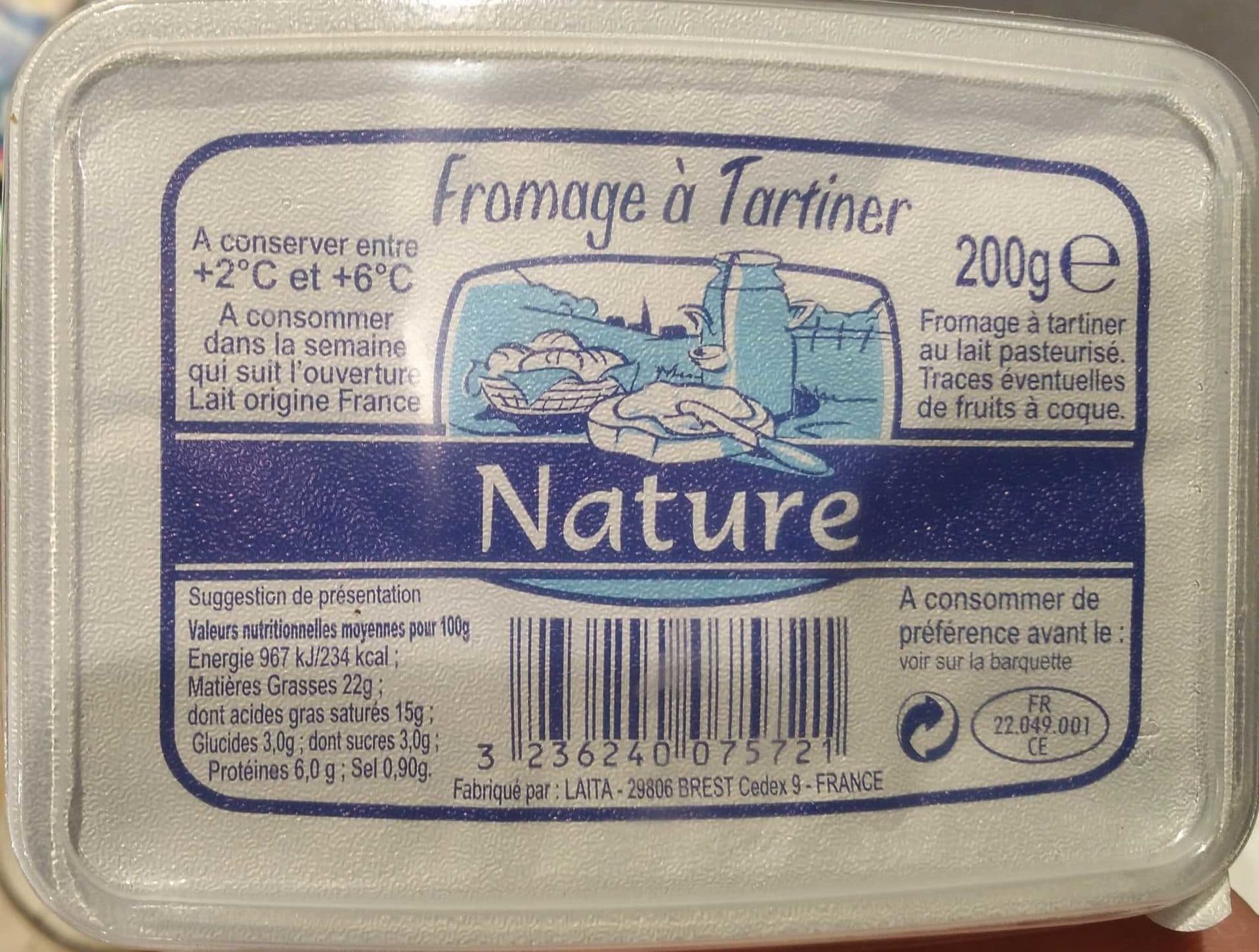 Laita Fromage à tartiner Nature packshot