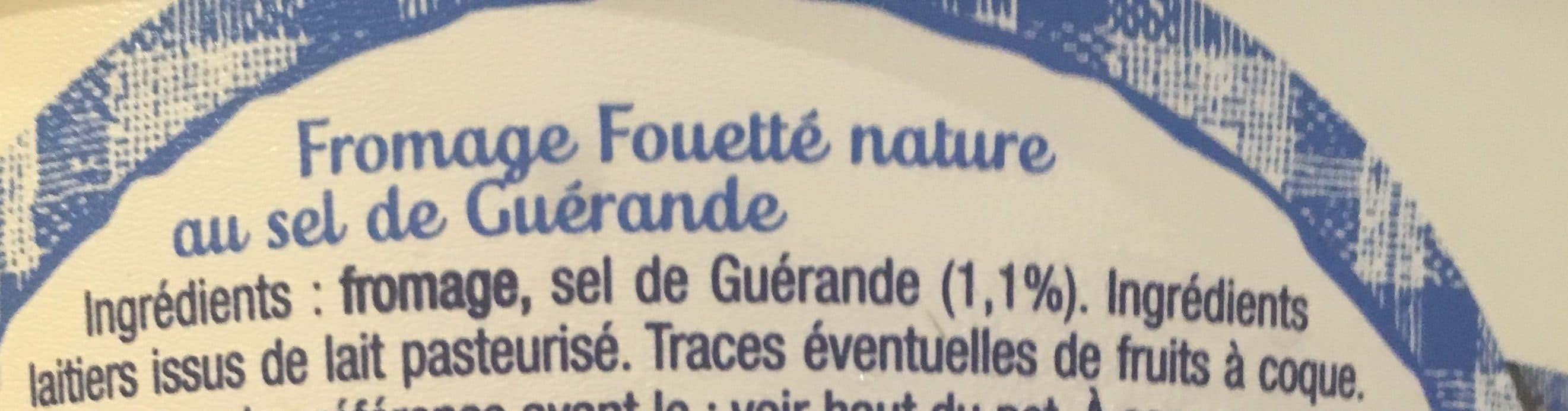 Paysan Breton Fromage Fouetté Nature Au Sel De Guérande 25 % packshot