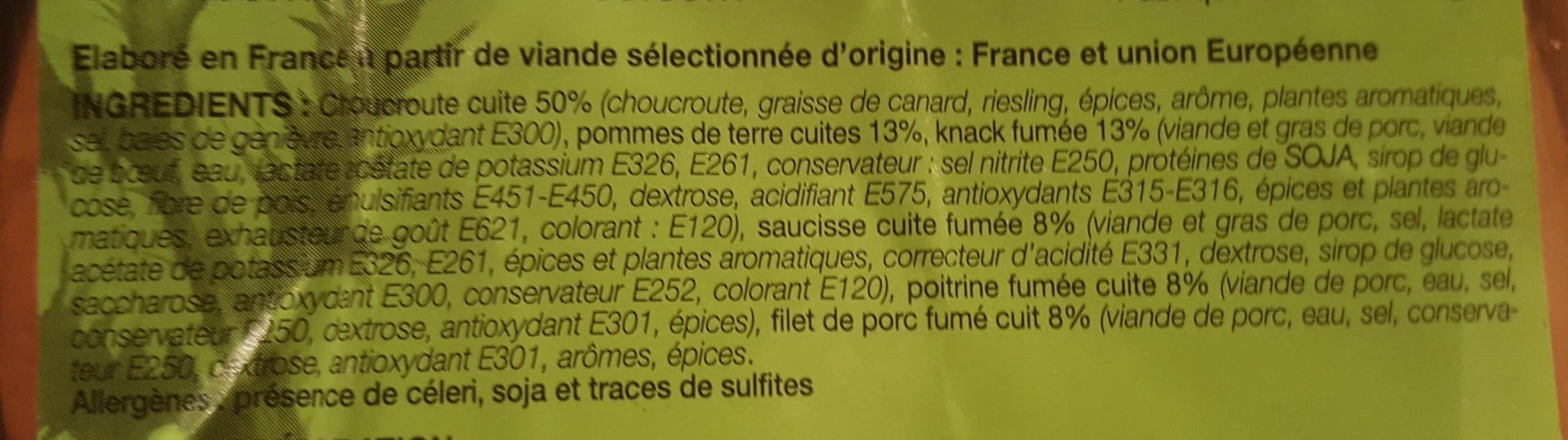 Open Food Facts Kit choucroute packshot