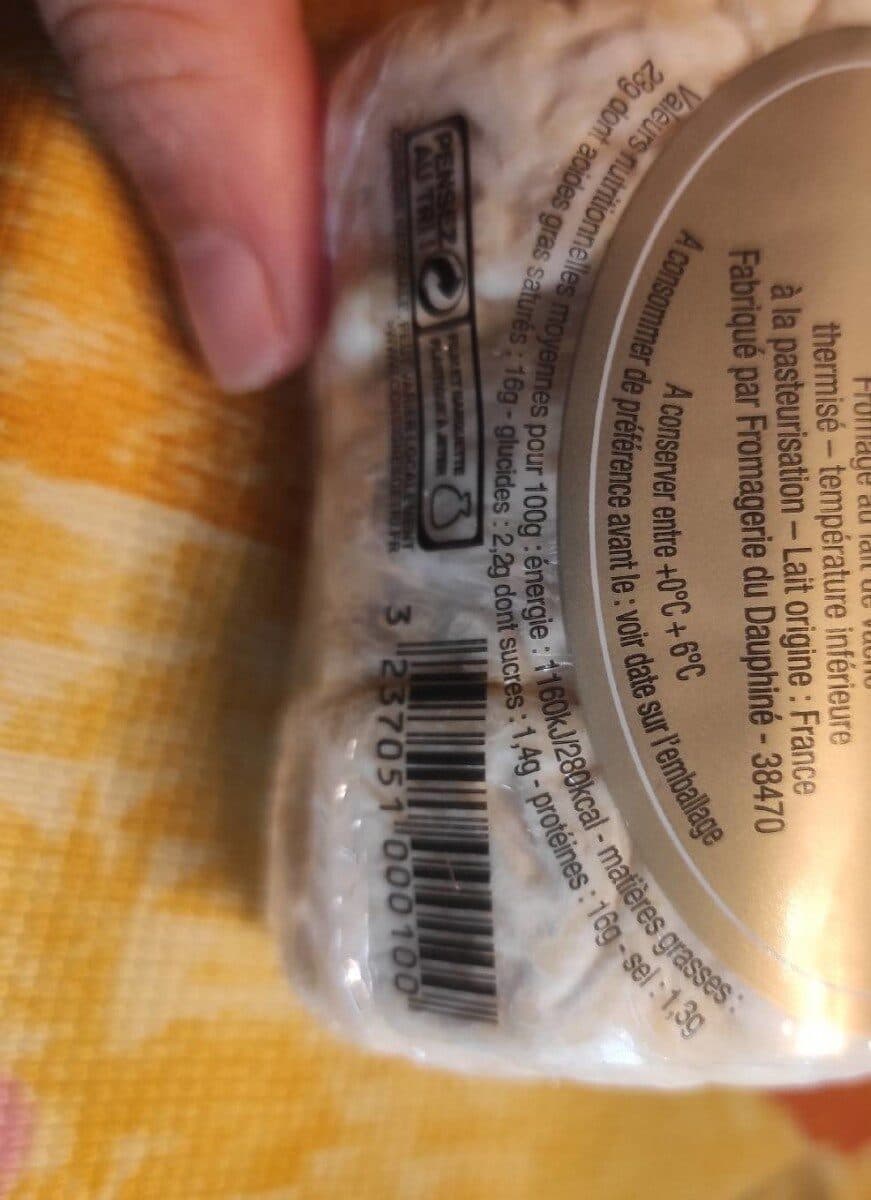 Saint Marcellin St Marcellins du Dauphine au lait thermise, 25%MG packshot
