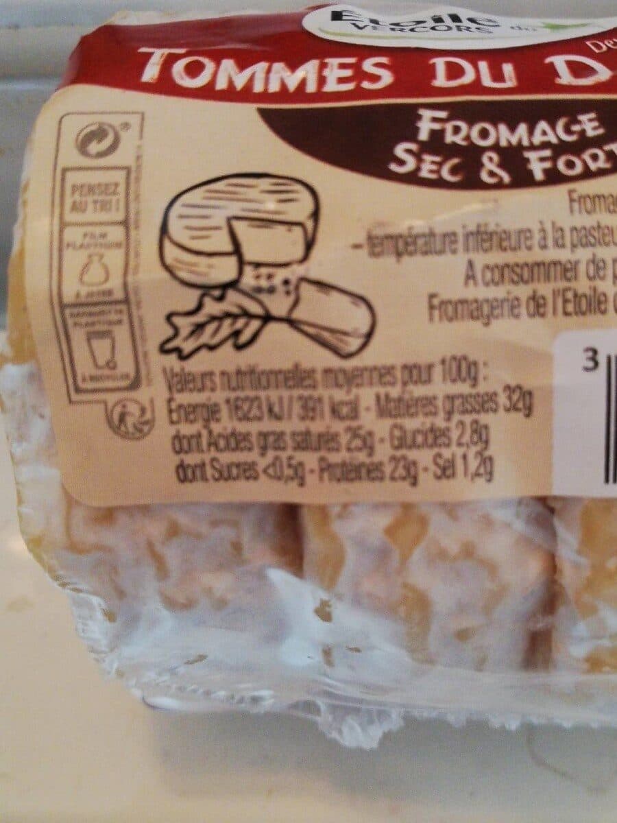 Étoile du Vercors Tommes du Dauphiné Sec & Fort packshot