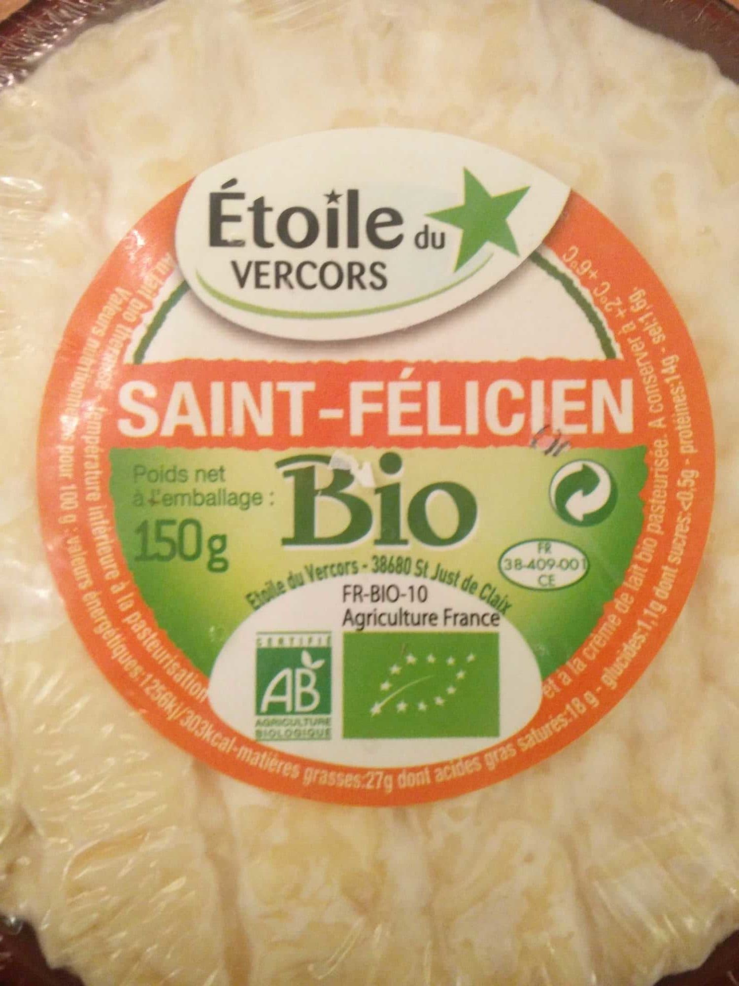 Étoile du Vercors Saint-Félicien bio packshot