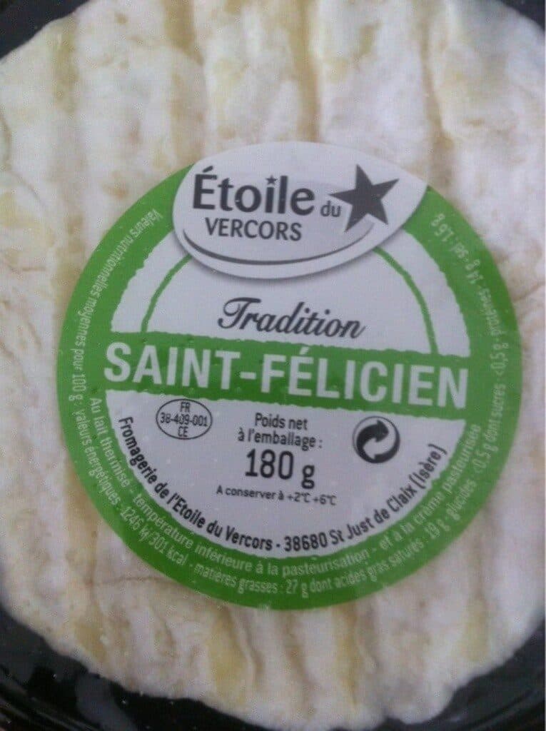 Étoile du Vercors Saint Félicien tradition au lait cru, 27%MG packshot
