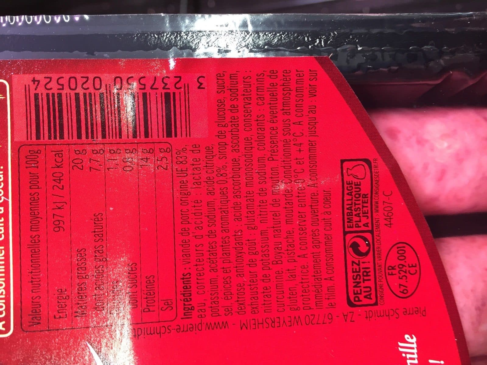 Pierre Schmidt Chipolatas PIERRE SCHMIDT, 5 pieces packshot