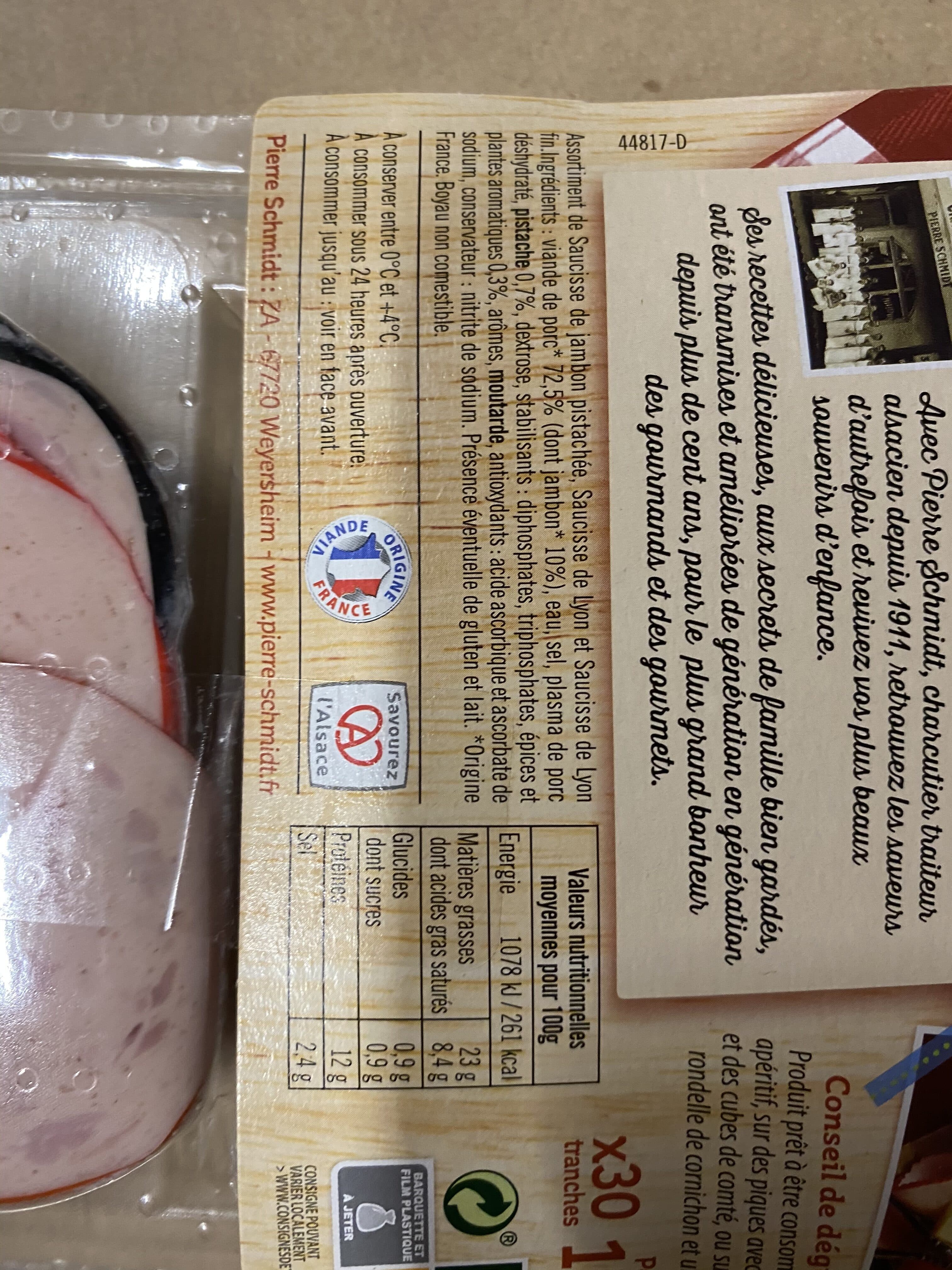 Pierre Schmidt Mini Assortiment De Saucisses packshot