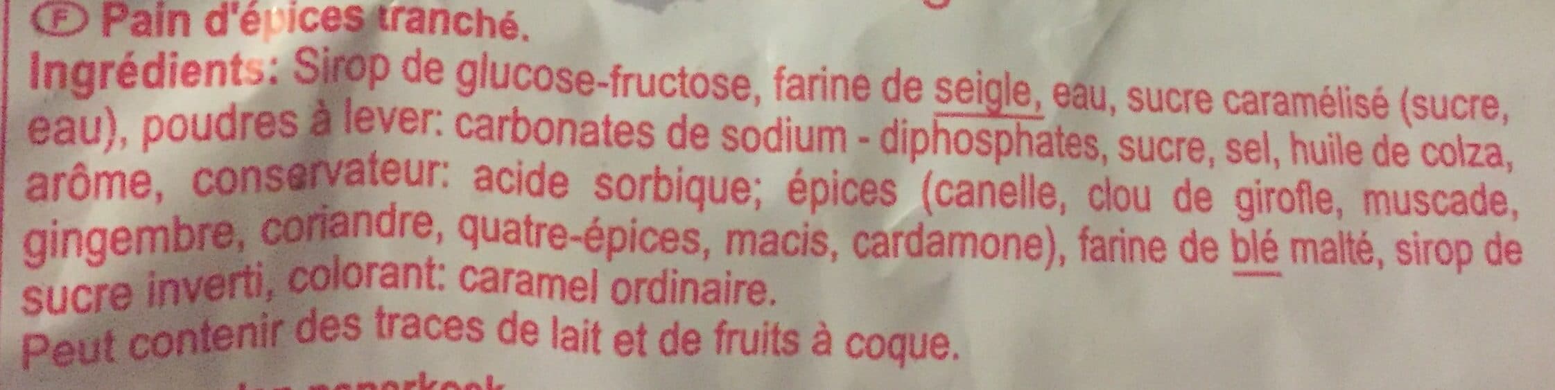 Carrefour Pain d'épices packshot