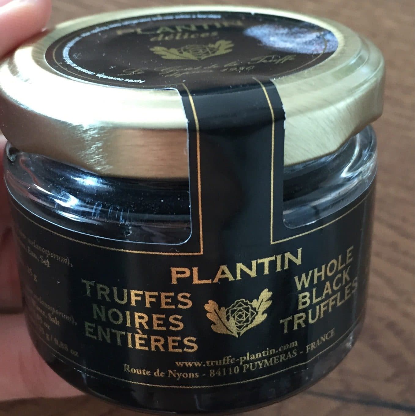 Plantin Truffes noires entieres packshot
