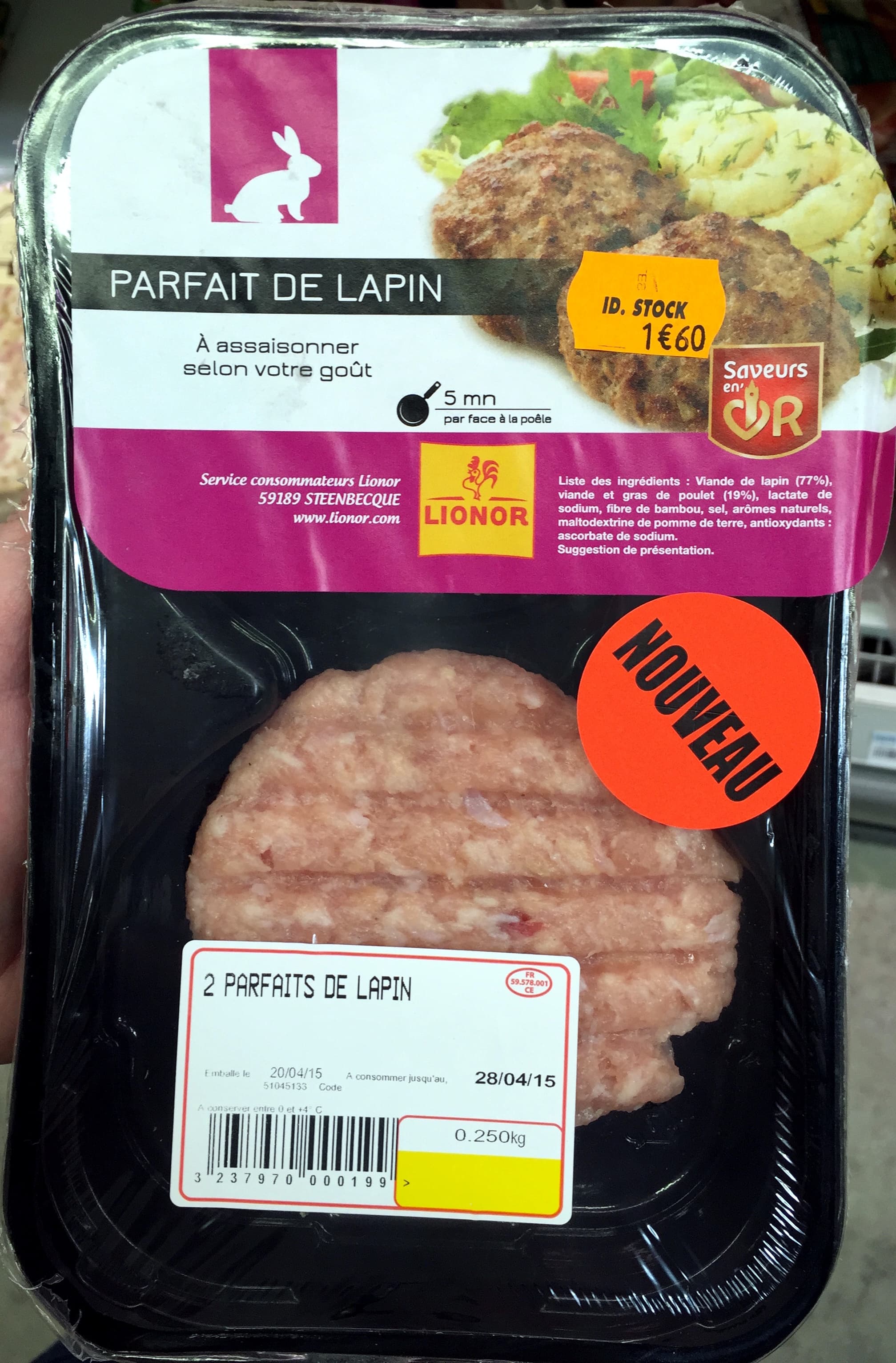 Lionor 2 Parfaits de Lapin packshot