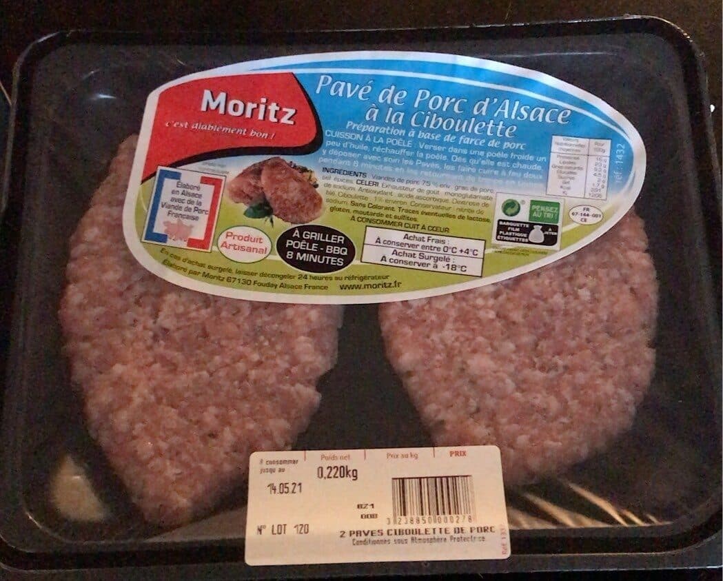 Moritz Pavé de porc d’alsace a la ciboulette packshot