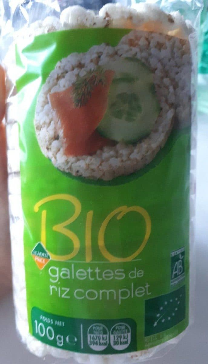Leader Price Galettes de riz complet packshot
