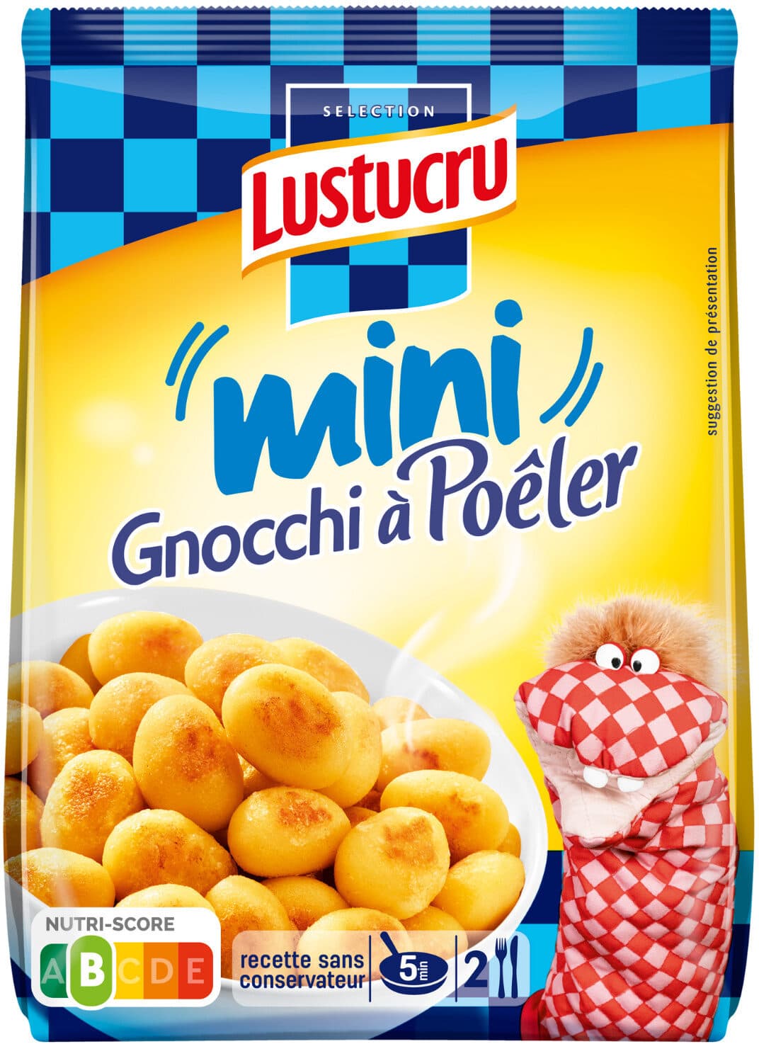 Lustucru Mini gnocchi a poeler 300g packshot