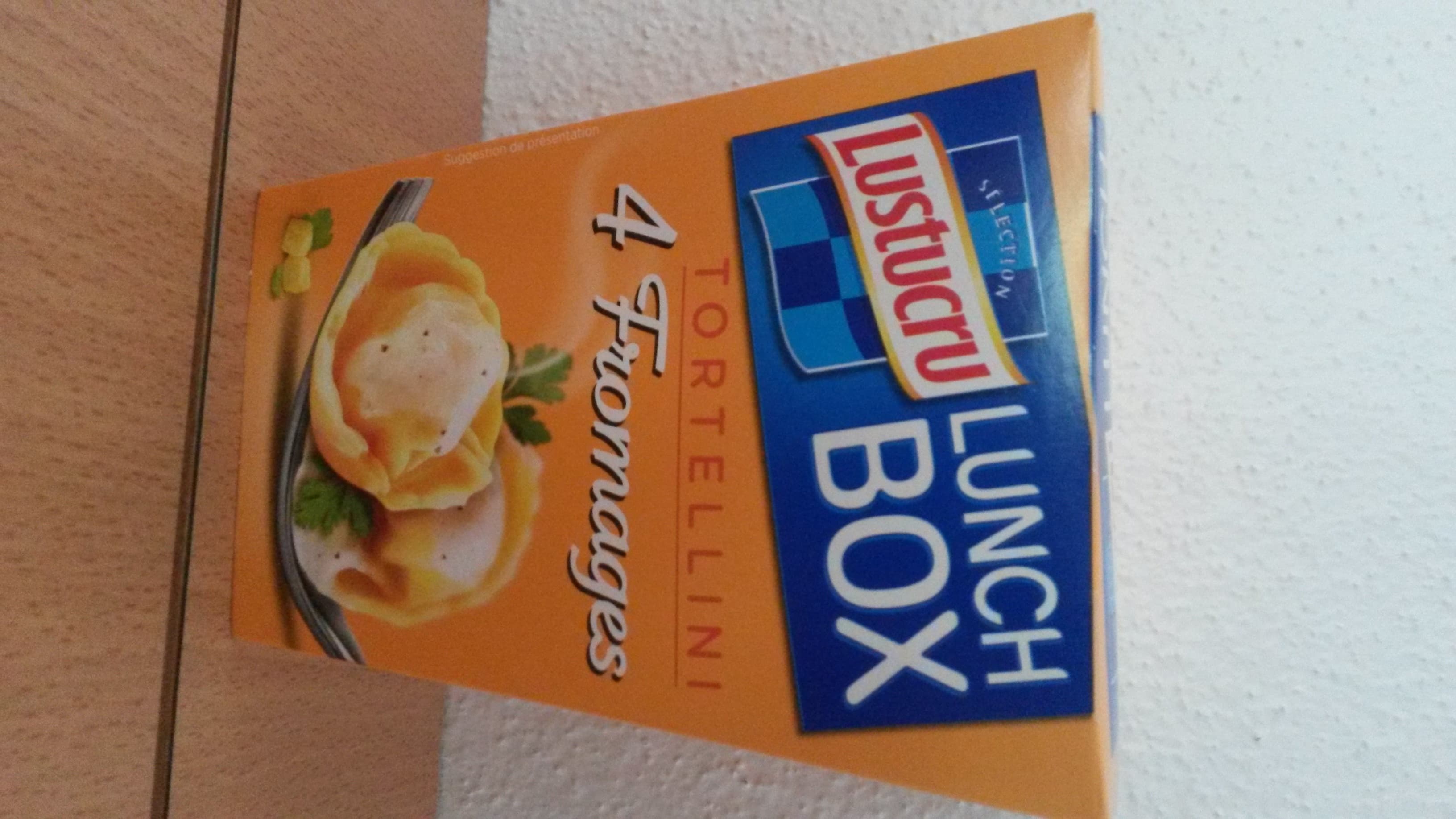 Lustucru Sélection Tortellini 4 Fromages, LunchBox packshot
