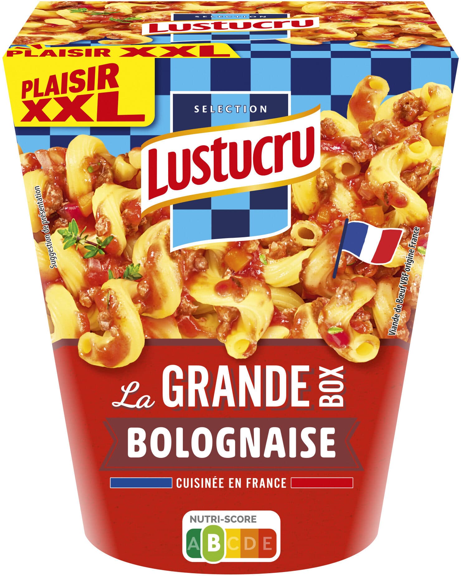 Lustucru Lustucru box serpentini bolognaise 360g packshot