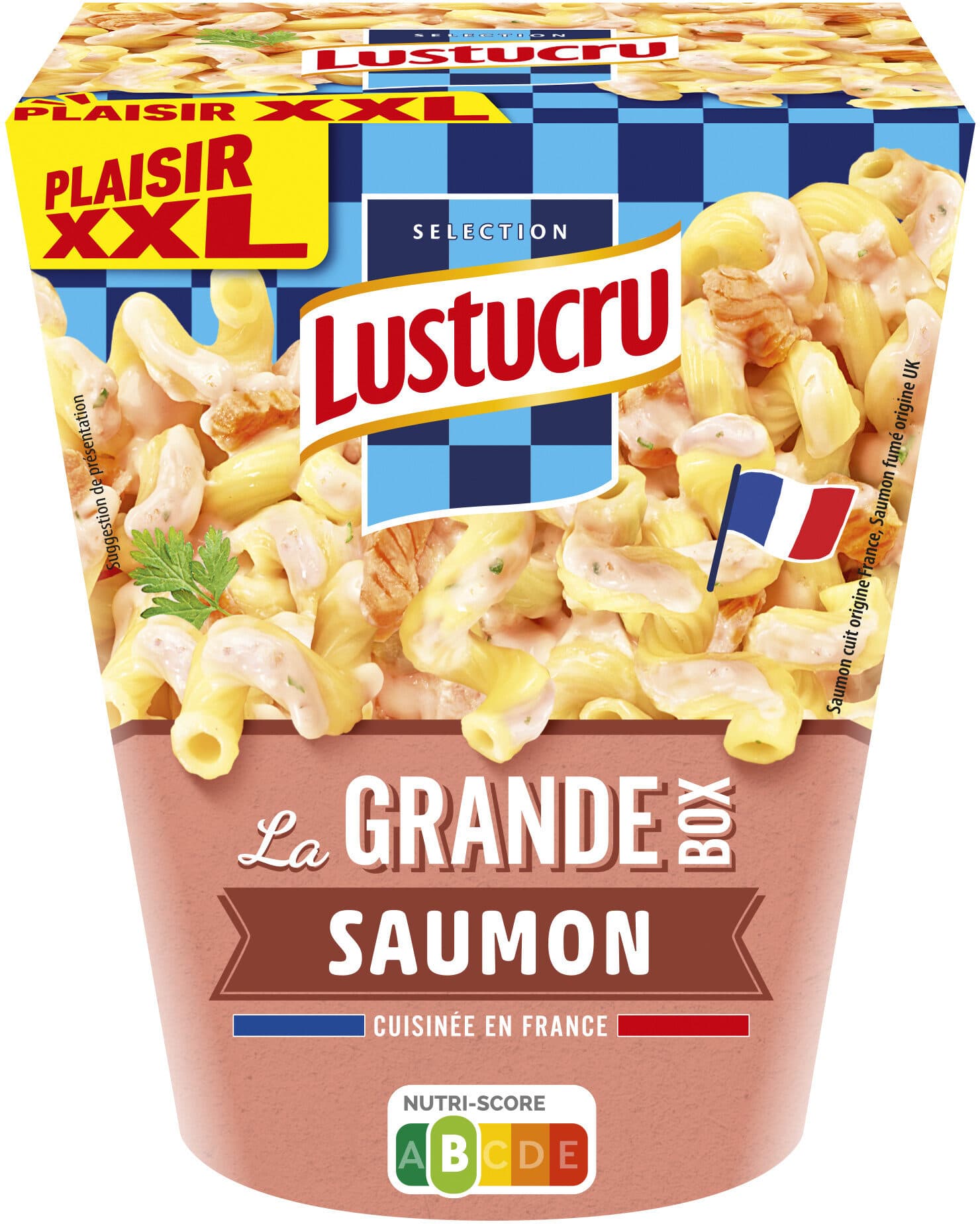 Lustucru Box serpentini saumon 360g packshot