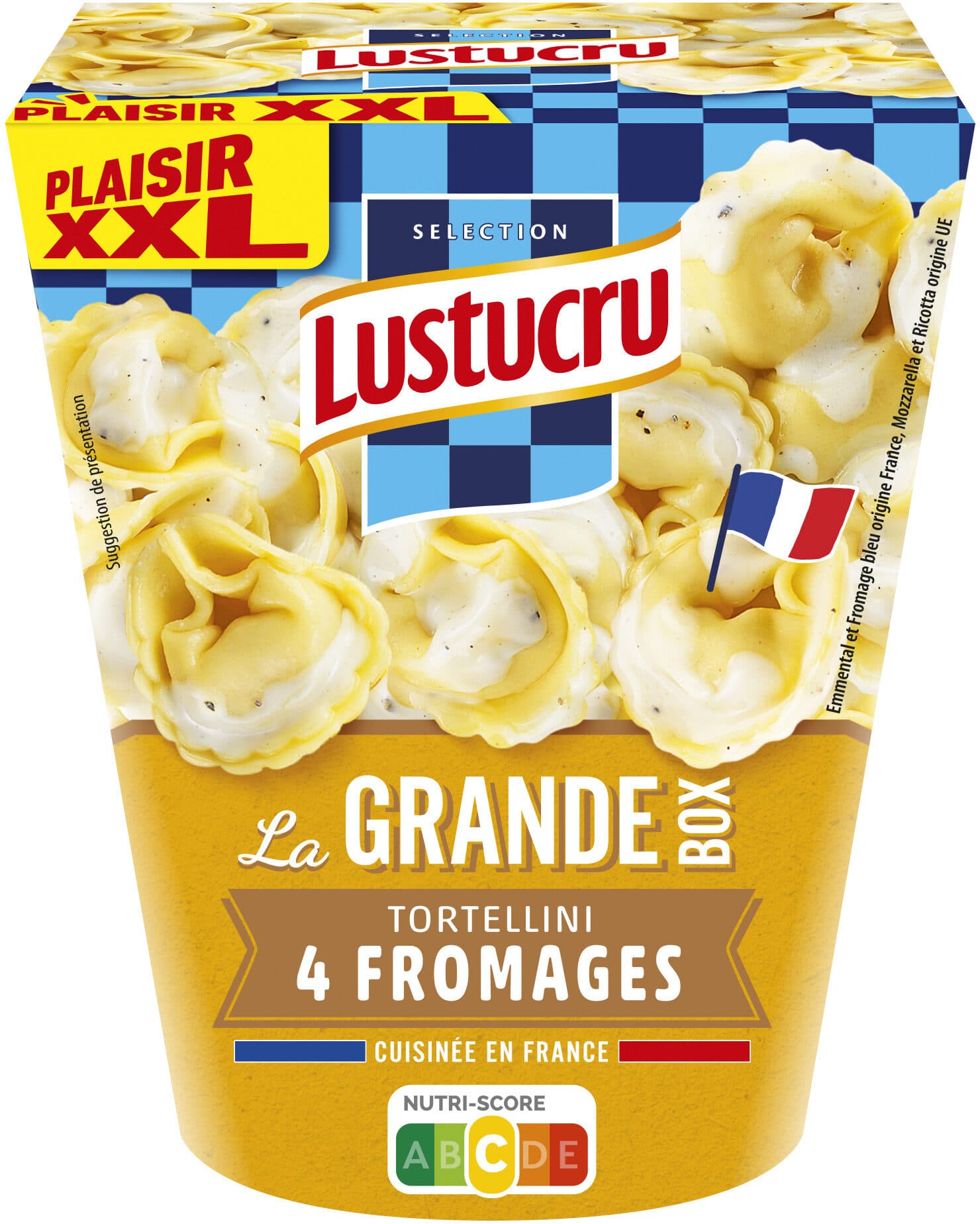 Lustucru Lustucru box tortellini 4 fromages 360g packshot