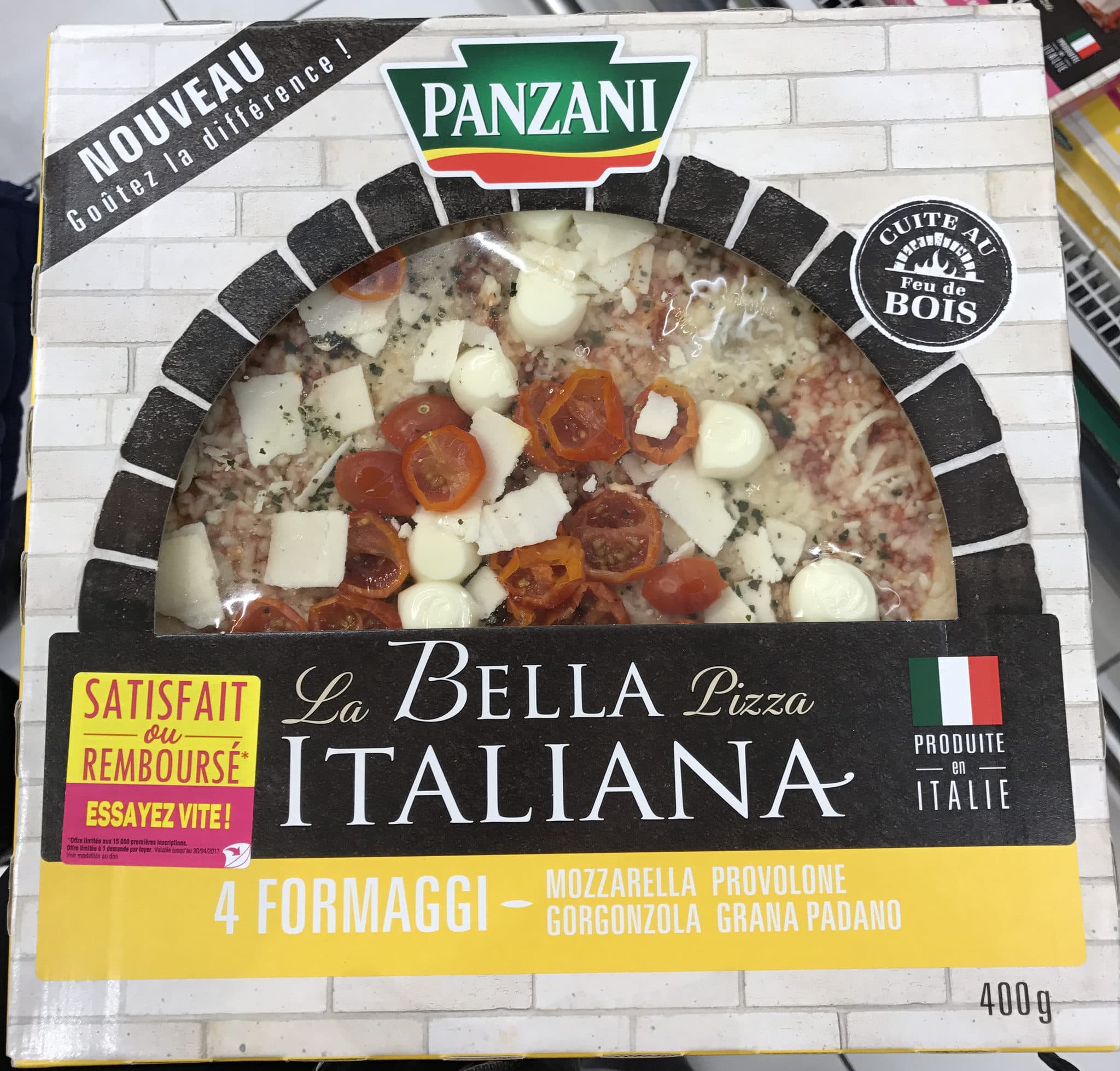 Panzani La Bella Pizza Italiana 4 Formaggi packshot