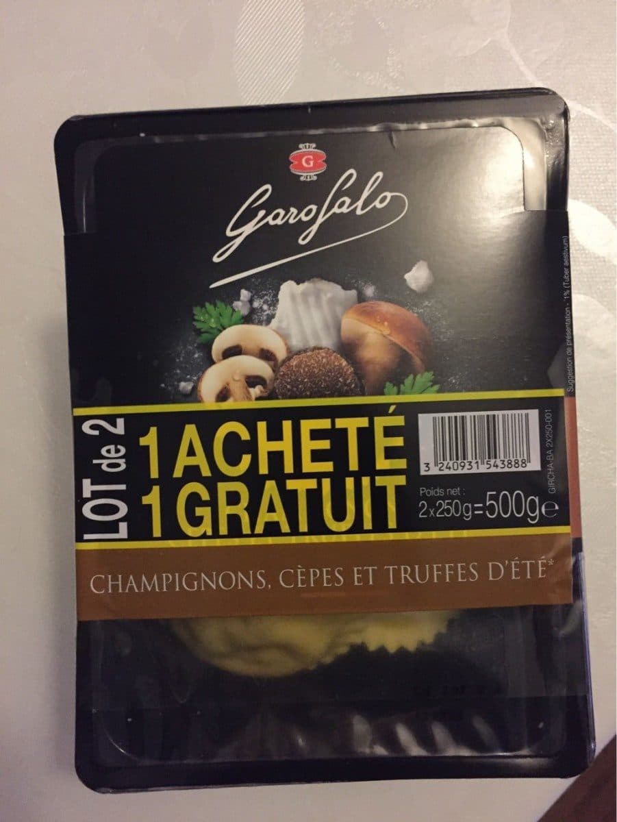 Garofalo Pate fraîche champignon cepes et geuffes d'ete packshot