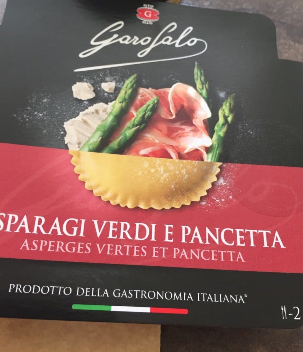 Garofalo Pâtes fraîches asperges vertes et pancetta packshot