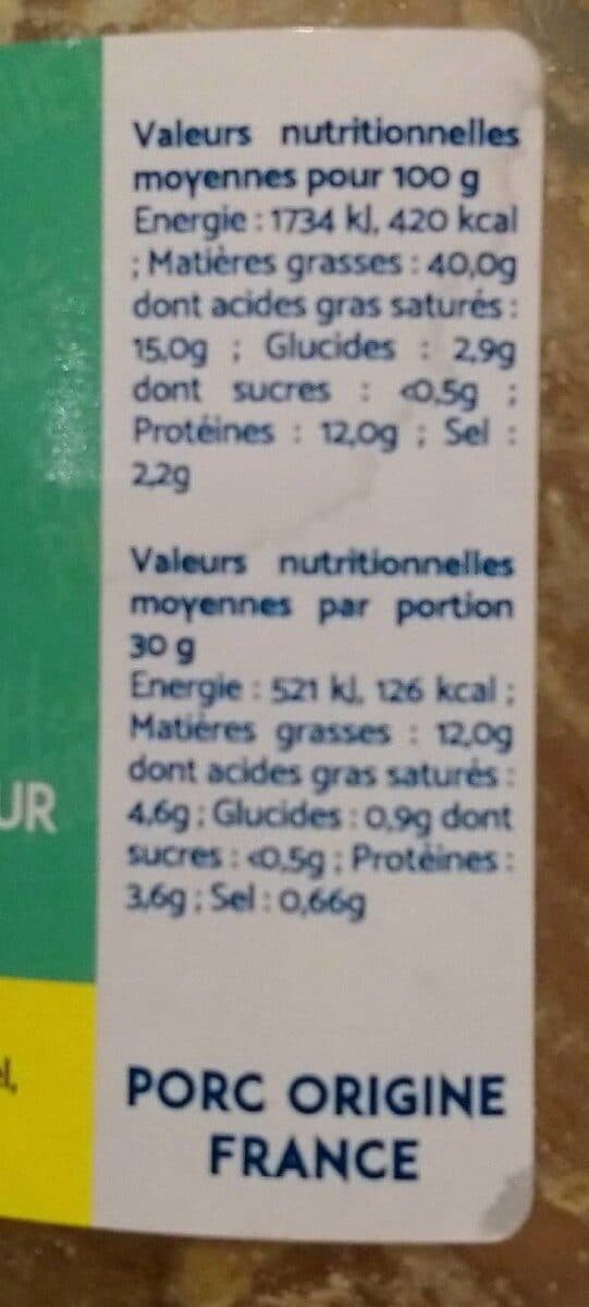 Open Food Facts Pâte de Campagne packshot