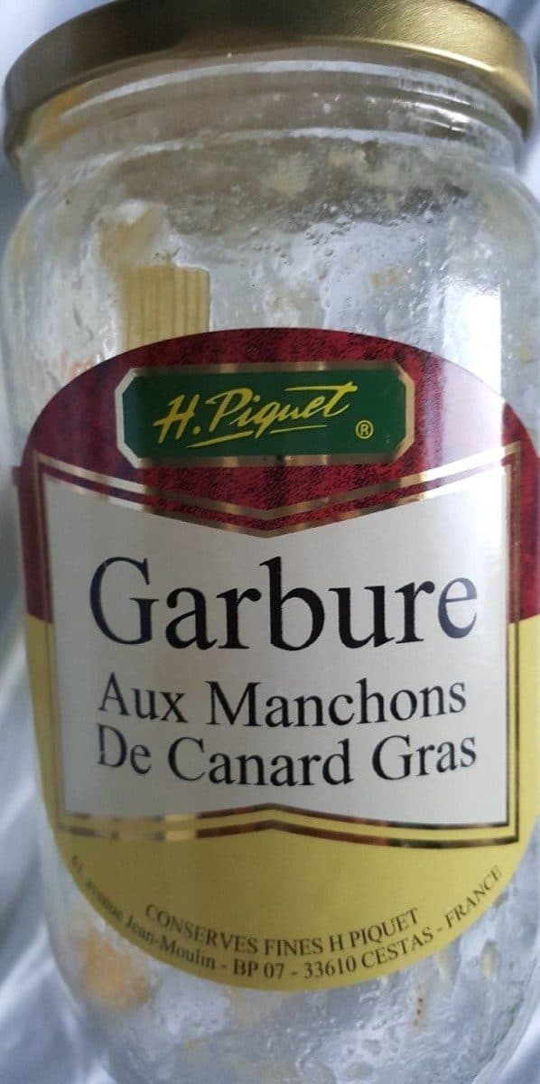 Open Food Facts Garbure aux manchons de canards gras packshot