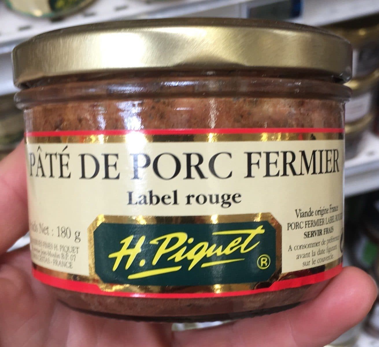 Open Food Facts Pâté de porc fermier packshot