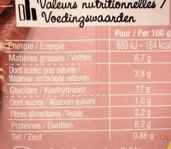 Sodebo PastaBox Pâtes fraîches jambon packshot