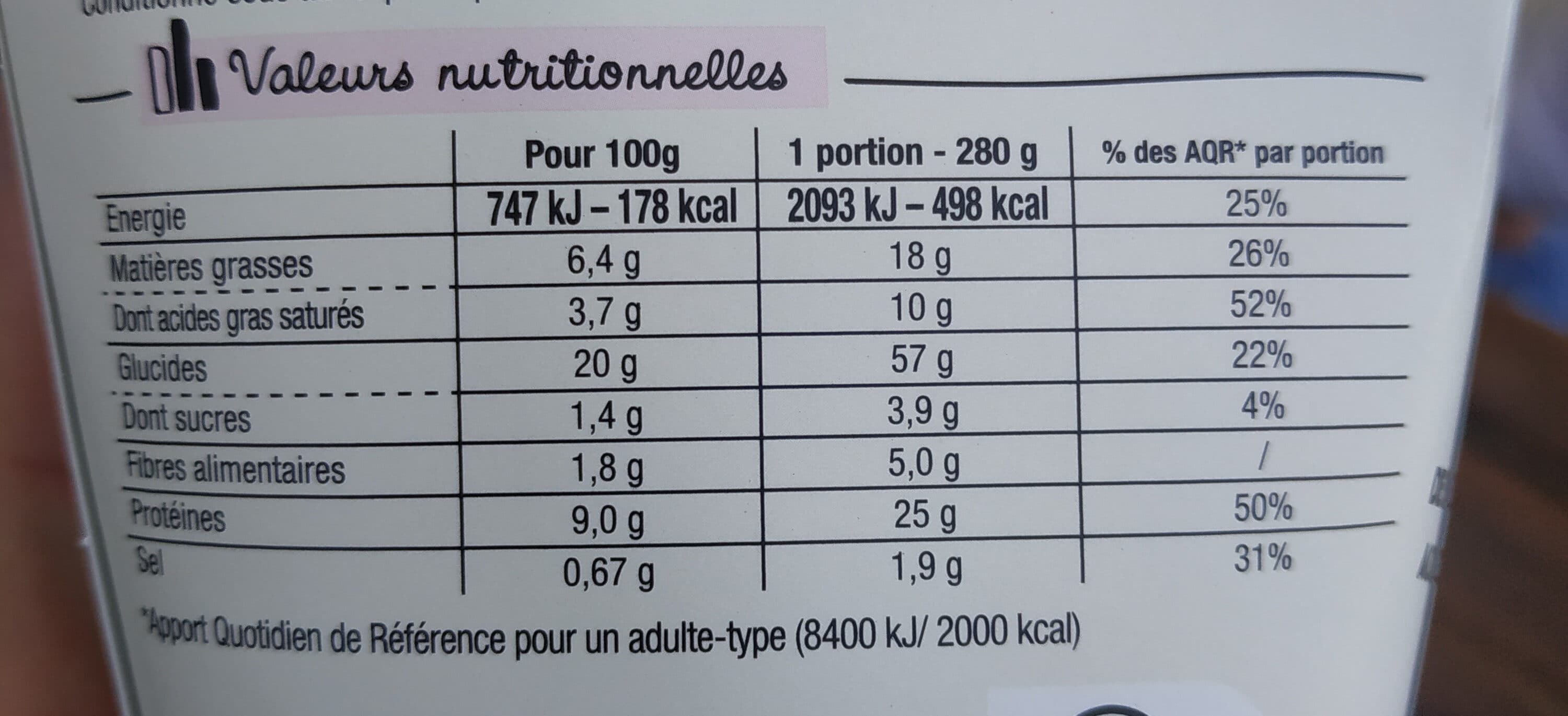 Sodebo CremioBox - Jambon à la crème packshot
