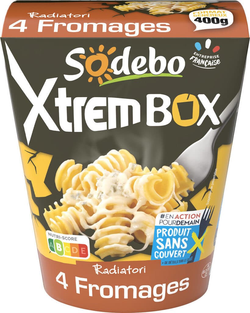 Sodebo XtremBox - Radiatori 4 fromages packshot