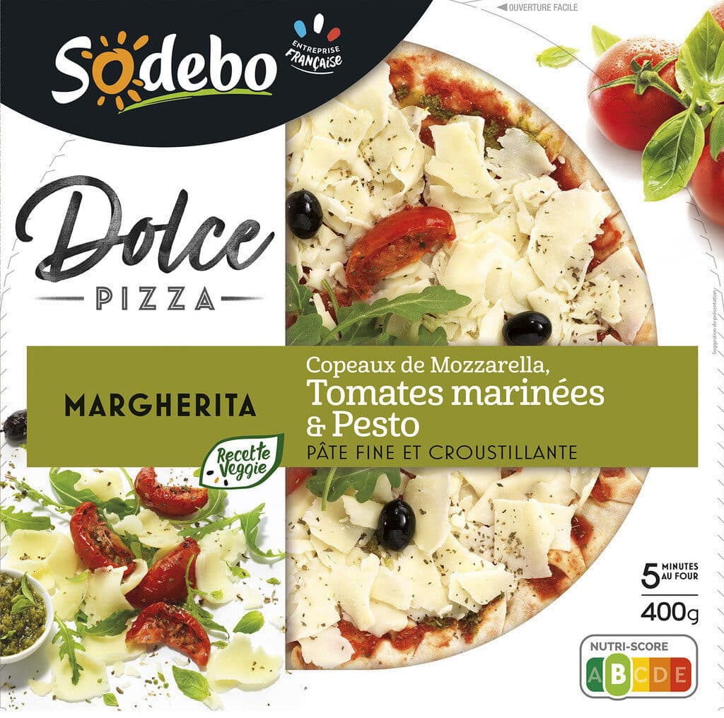 Sodebo Dolce Pizza Margherita packshot