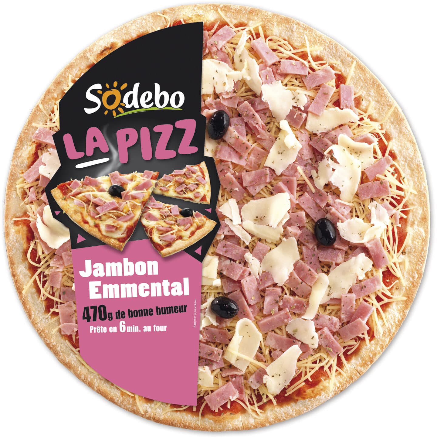 Sodebo La Pizz - Jambon Emmental packshot