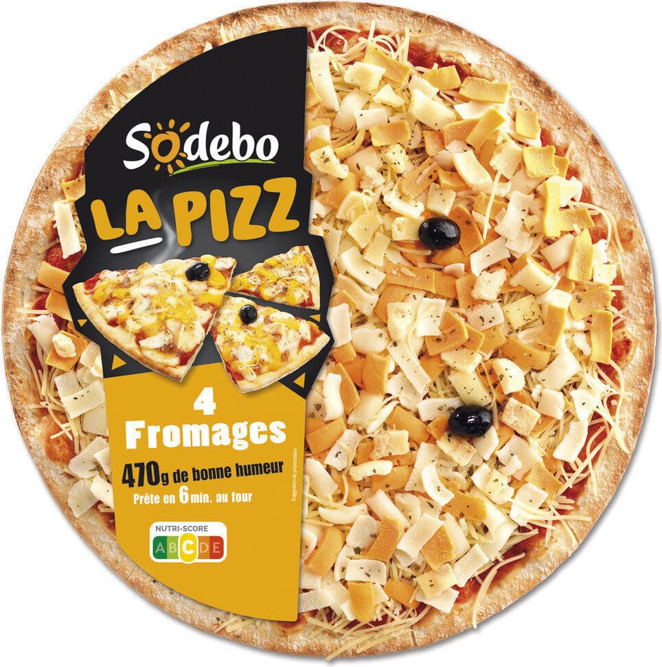 Sodebo La Pizz 4 Fromages packshot