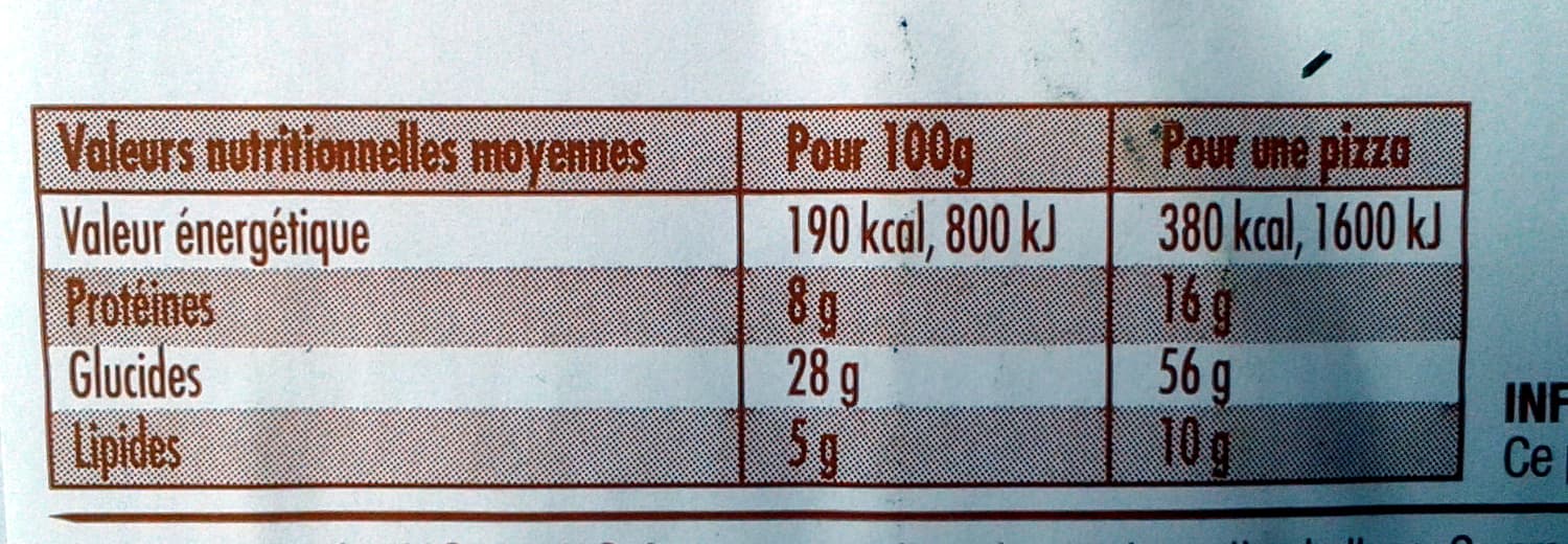 Sodebo L'ovale Jambon champignons packshot