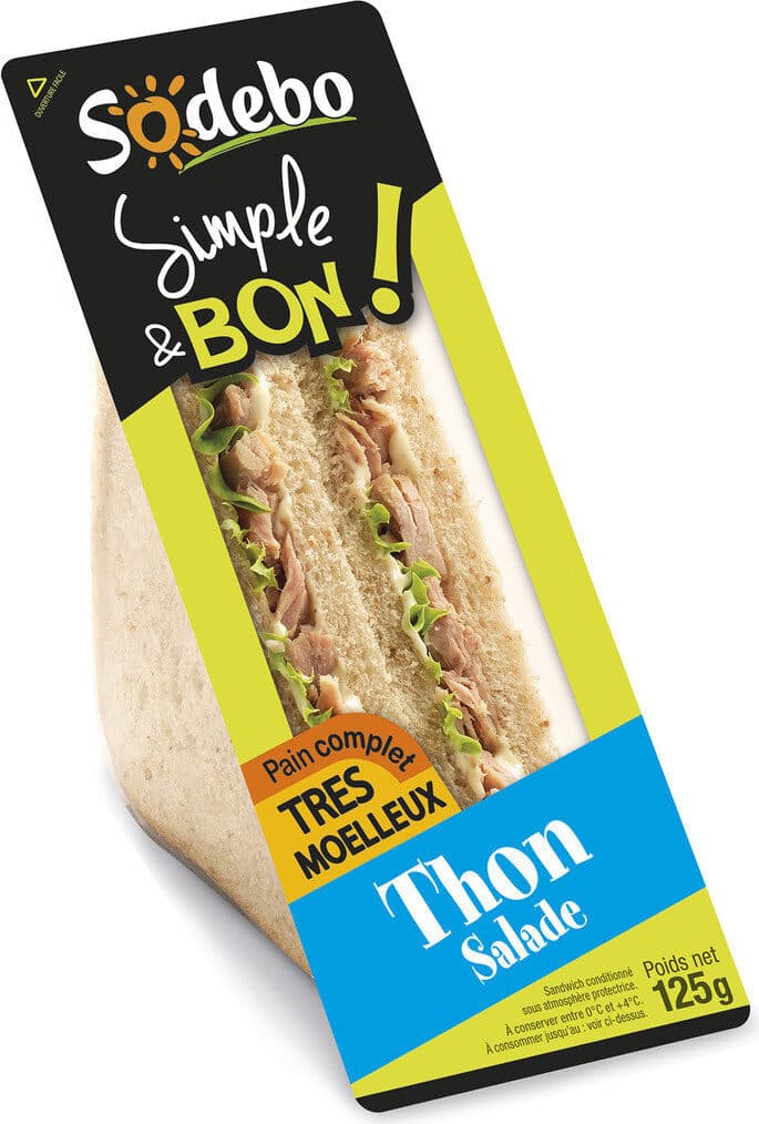 Sodebo Simple et bon complet thon salade packshot