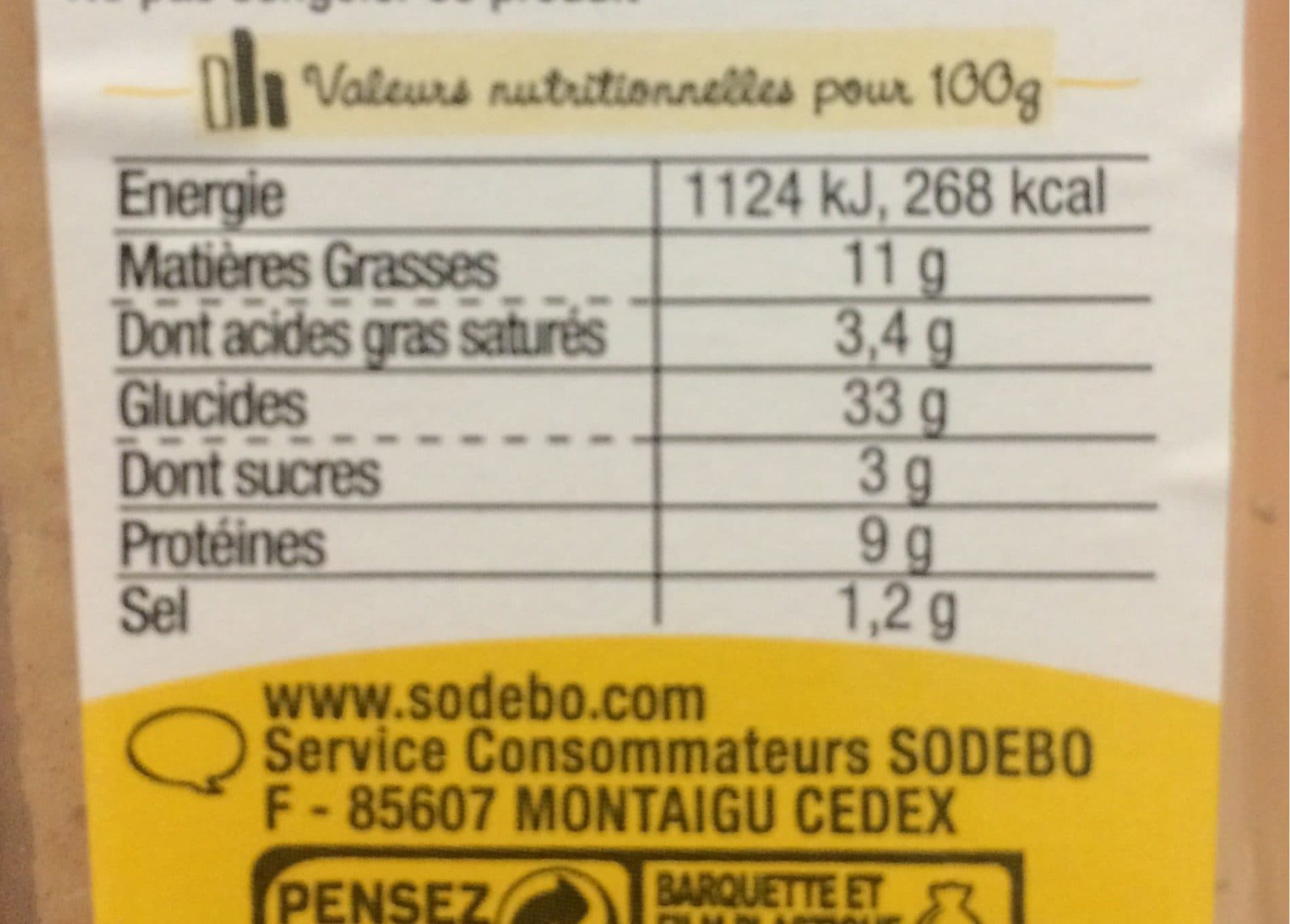 Sodebo Sandwich Simple & Bon ! Club - Emmental Crudités packshot