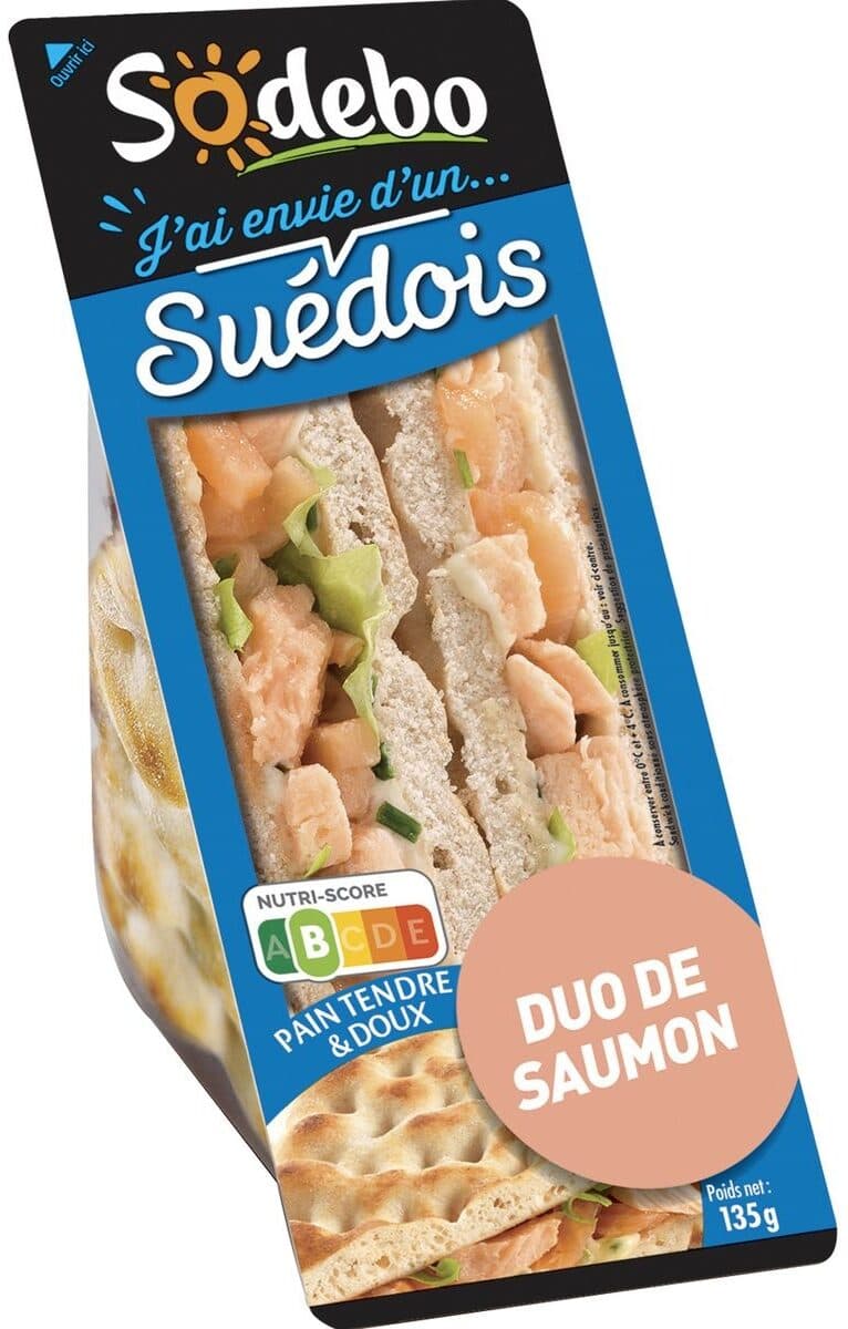 Sodebo Suédois - Duo de saumon packshot