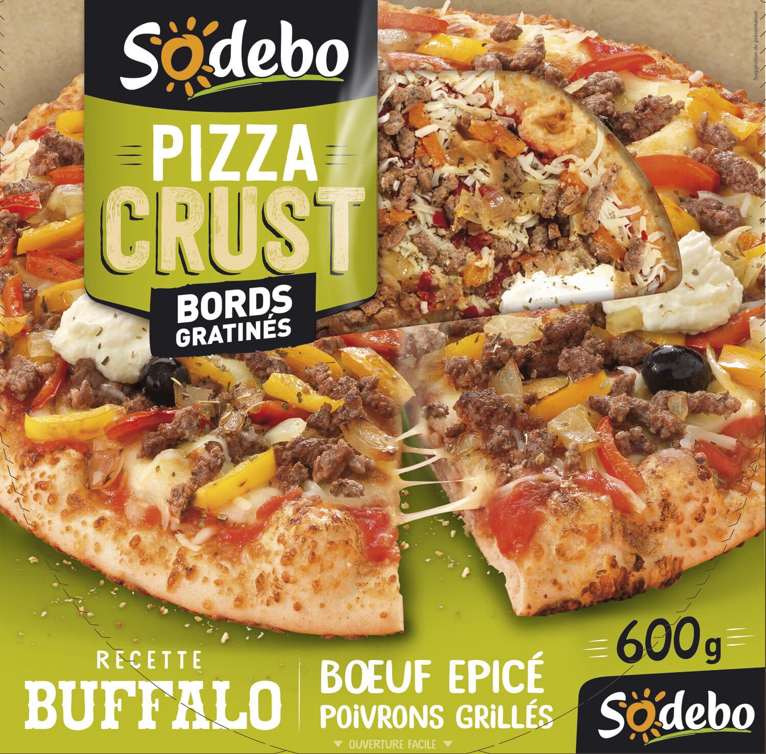 Sodebo Pizza Crust Buffalo packshot