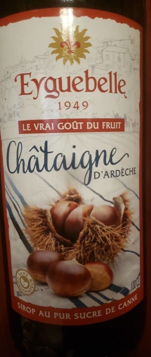 Eyguebelle Sirop de chataîgnes packshot