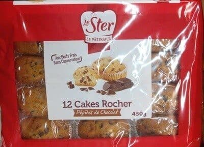 Le Ster 12 Cakes Rocher Pépites de Chocolat packshot