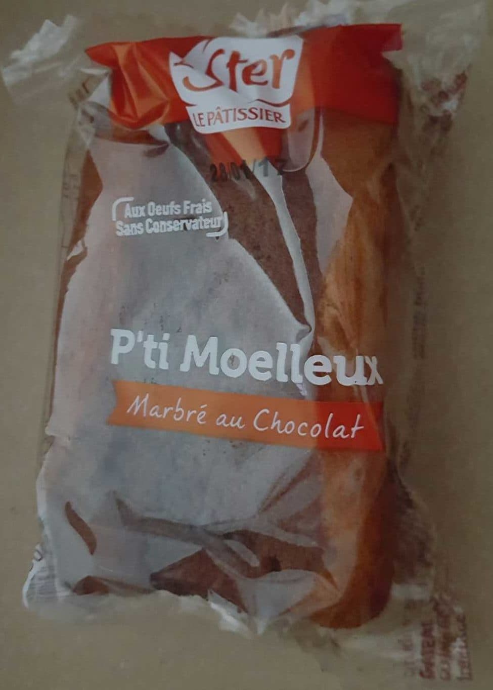 Le ster Ptit moelleux marbré packshot