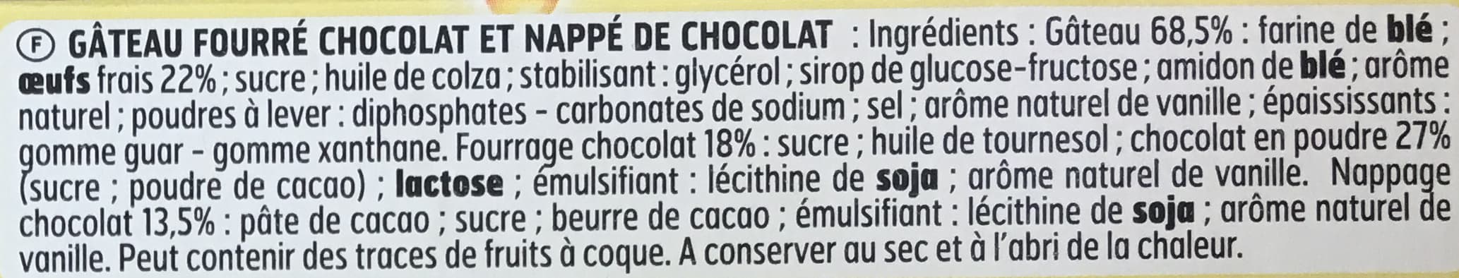 Whaou! Goûters Cœur Fondant nappage Nappage choco packshot