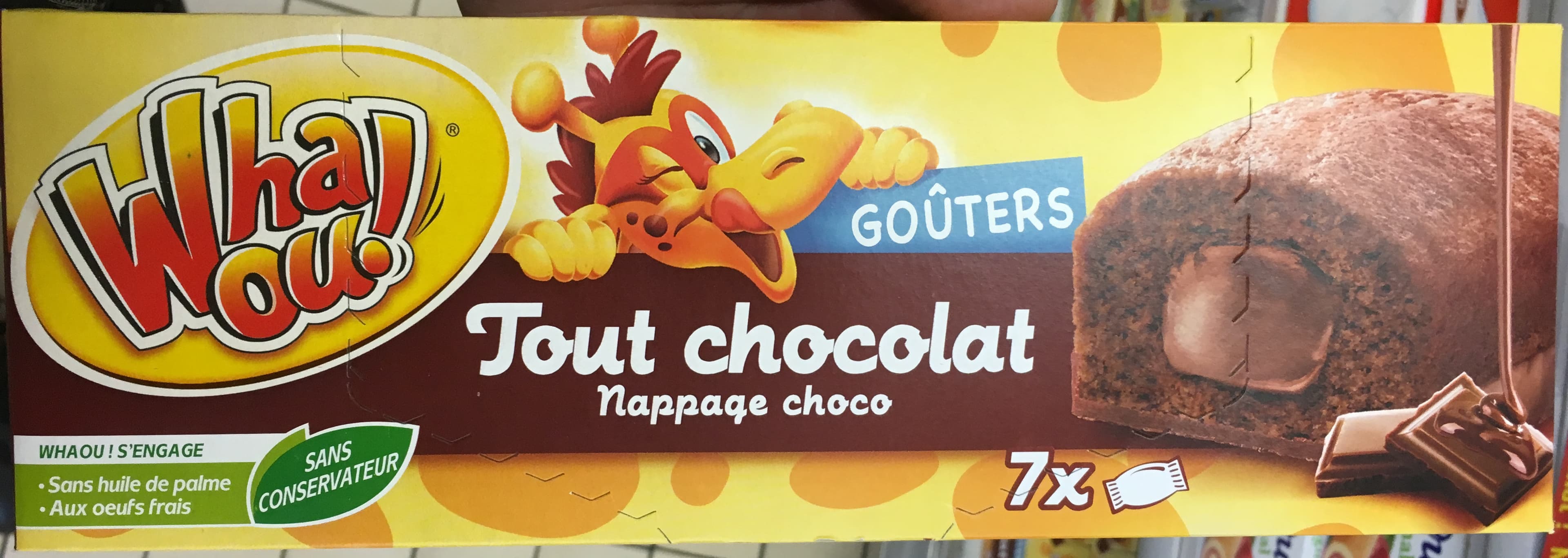 Whaou! Tout chocolat nappage choco packshot
