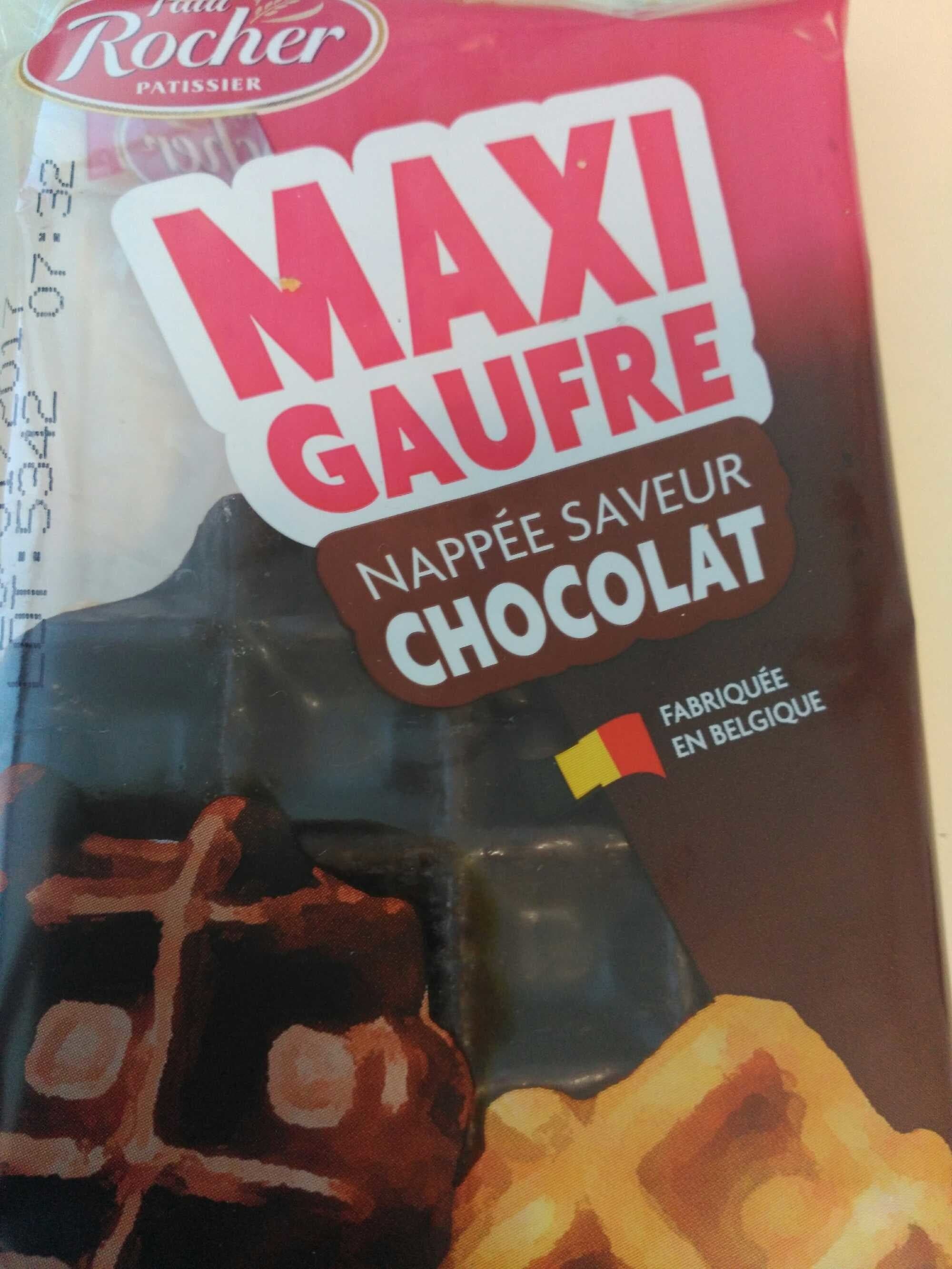 Paul Rocher Maxi Gaufre nappée saveur Chocolat packshot