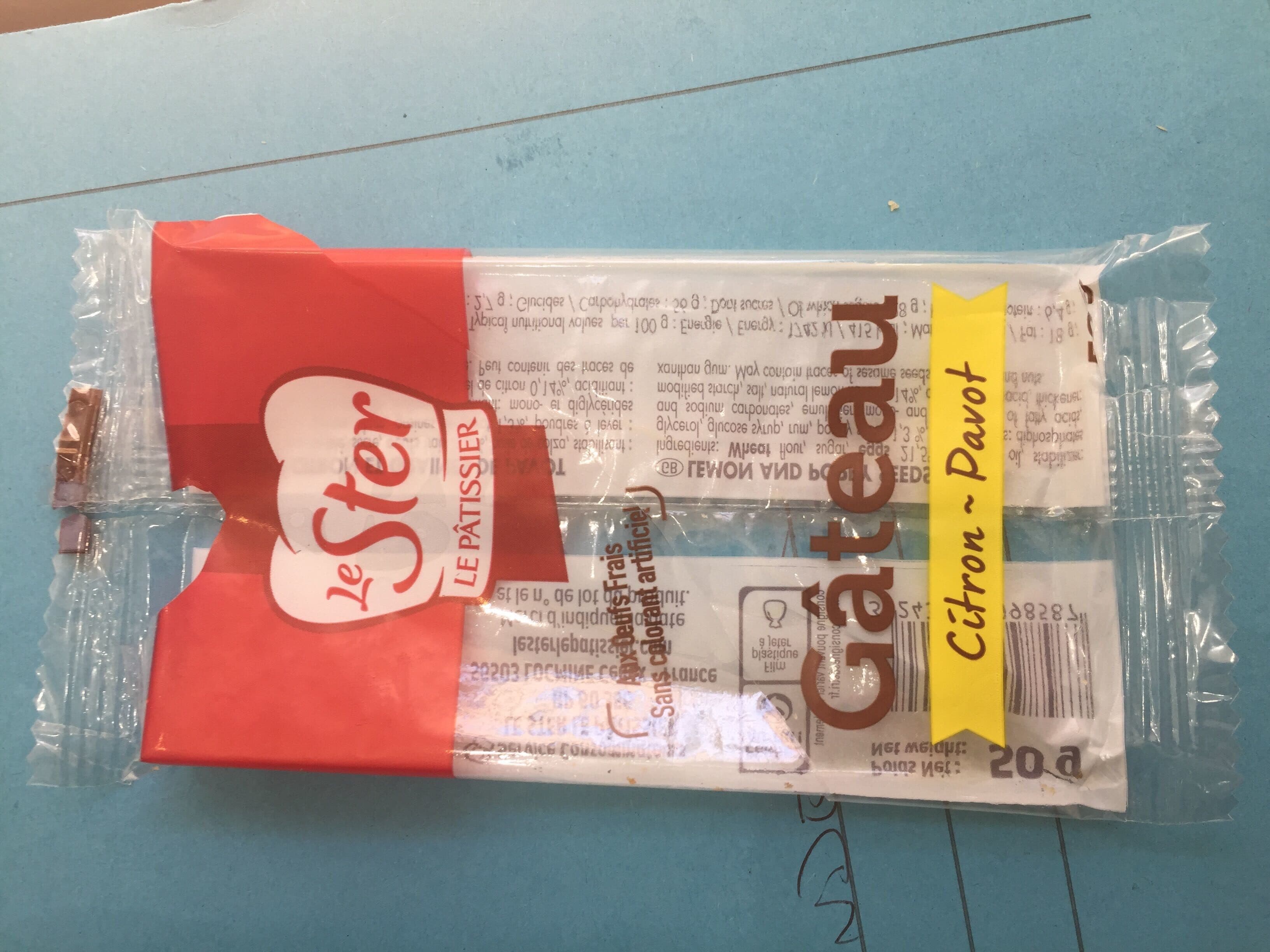 Le Ster Gateau citron pavot packshot