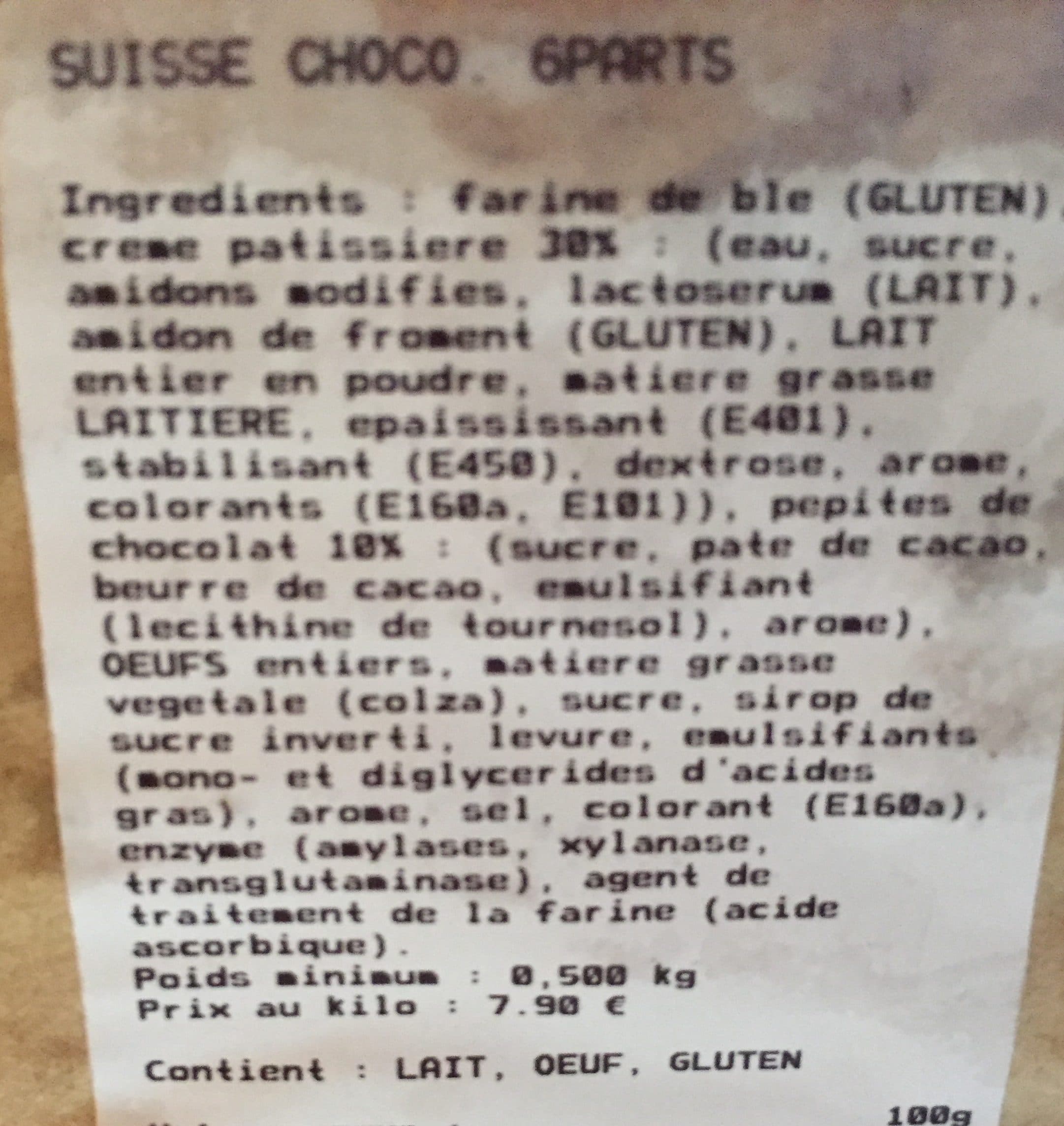 Leclerc Mazamet Suisse choco packshot