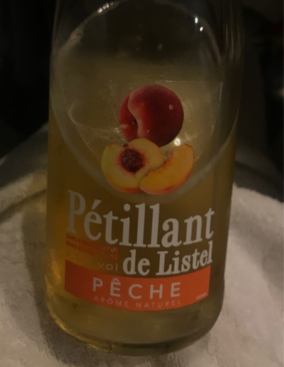 Open Food Facts Pétillant de Listel Pêche packshot